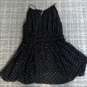 Joie Altria Fit and Flare Metallic Dress